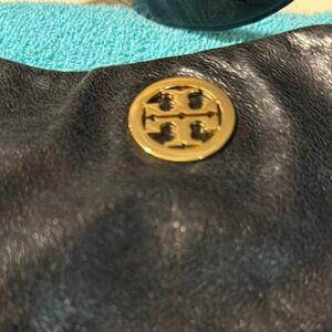 Tory Burch black leather purse